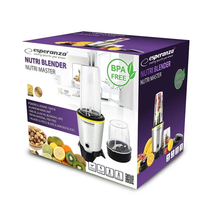 Multifunkčný mixér Esperanza NUTRI MASTER 1000 W