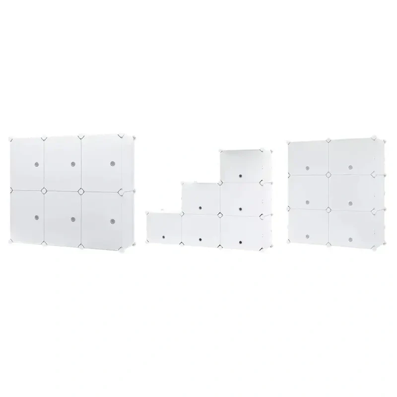 Modulárna skriňa PLAYJOY 12 modulov 109 x 144 x 37 cm ružová