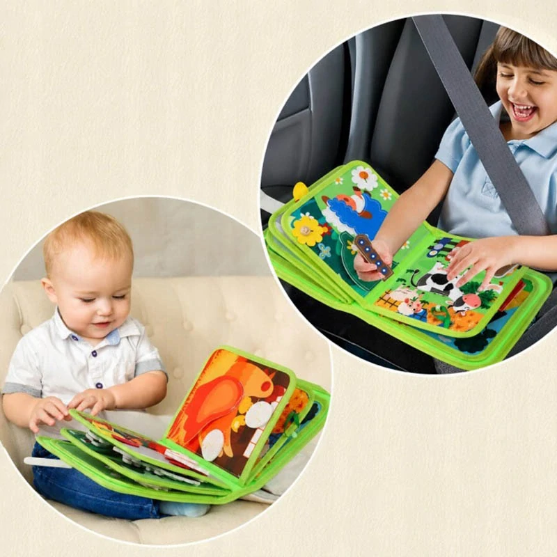 Montessori senzorická knižka Farma pre deti