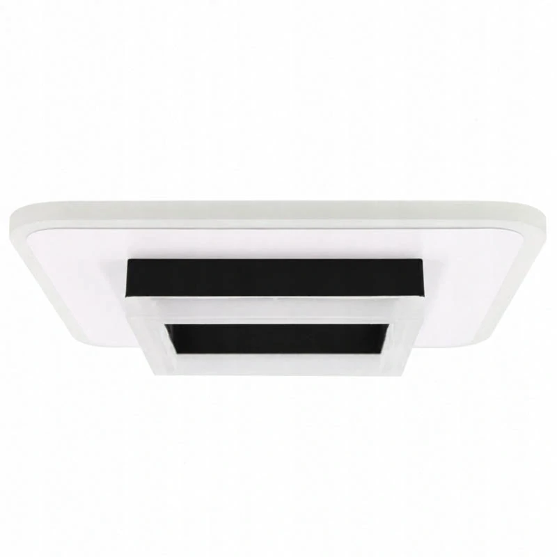 Stropné LED svietidlo čierne 20 W 24 x 24 cm studená biela