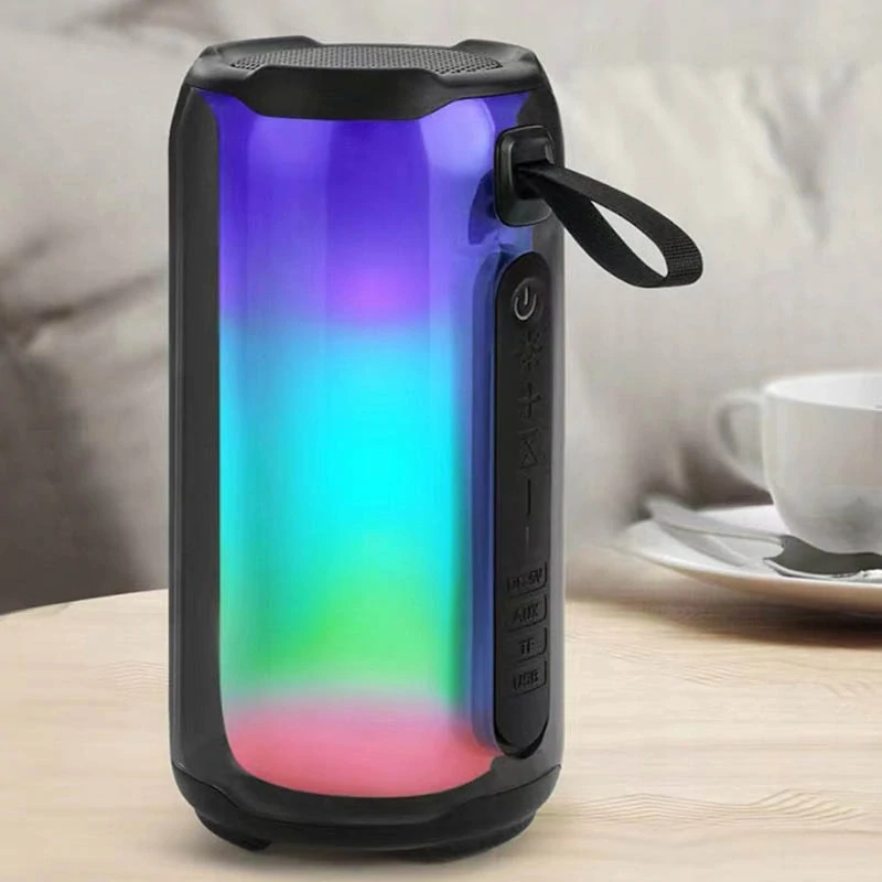 Prenosný Bluetooth reproduktor s RGB osvetlením, FM rádiom, USB a microSD