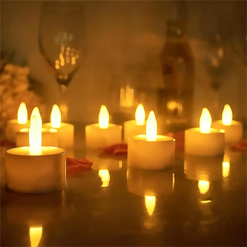 LED sviečka s efektom plameňa – teplé svetlo 1 ks
