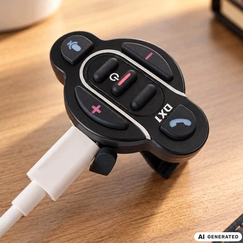Bluetooth ovládač na riadidlá motocykla DX1 IPX6
