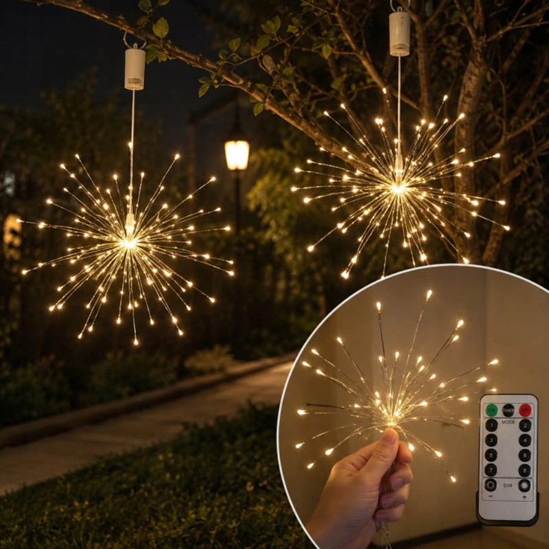 Závesná LED dekorácia 150 LED s diaľkovým ovládaním