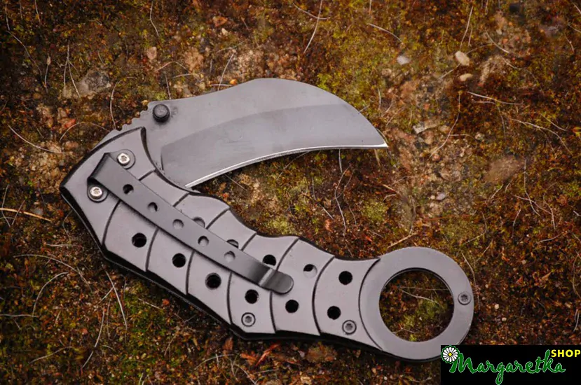 Nôž skladací KANDAR Black Karambit 18/7cm