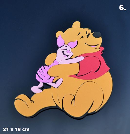 Nálepka Disney 3D gumená