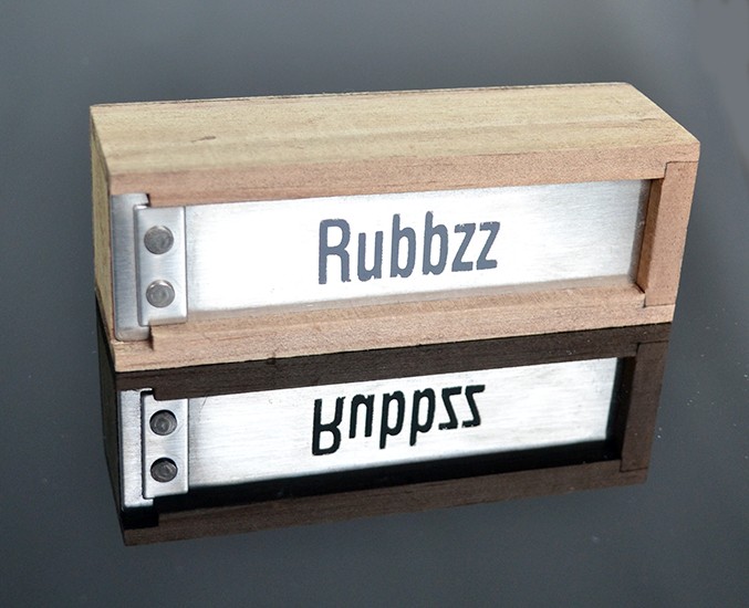 Náramok RUBBZZ NAVY BLUE & SILVER