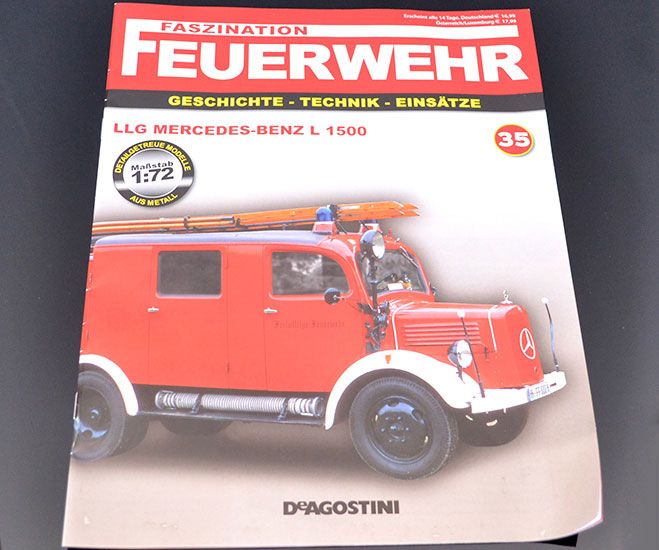 DeAgostini Model veterán Mercedes Benz L-1500 1:72