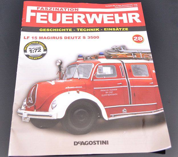 DeAgostini Model veterán Magirus Deutz S-3500 1:72