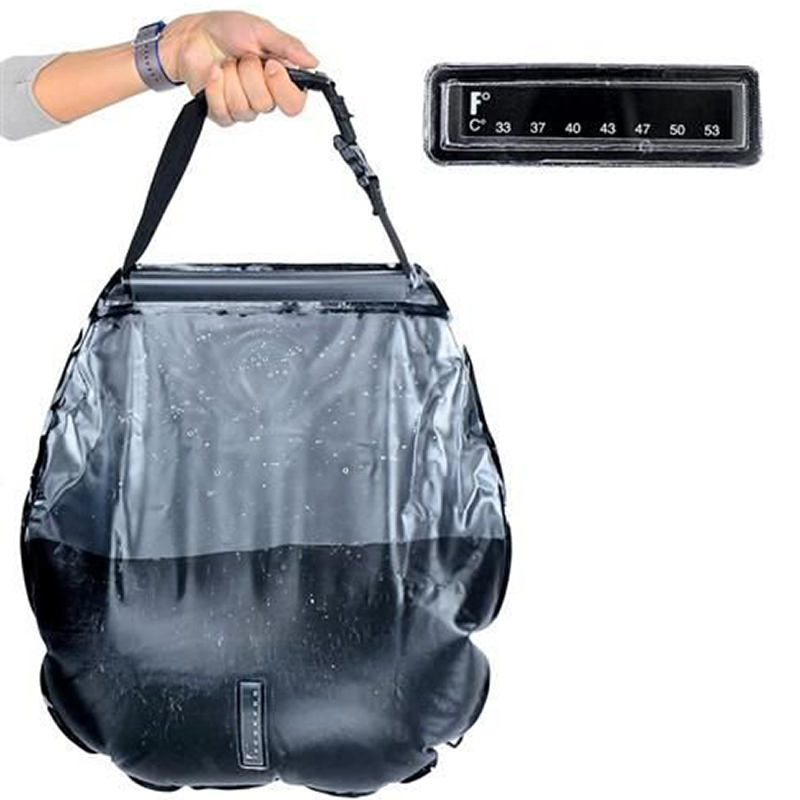 Turistická sprcha De Luxe 20 litrová s teplomerom