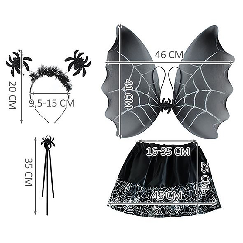 Kostým Čarodejnica čierny