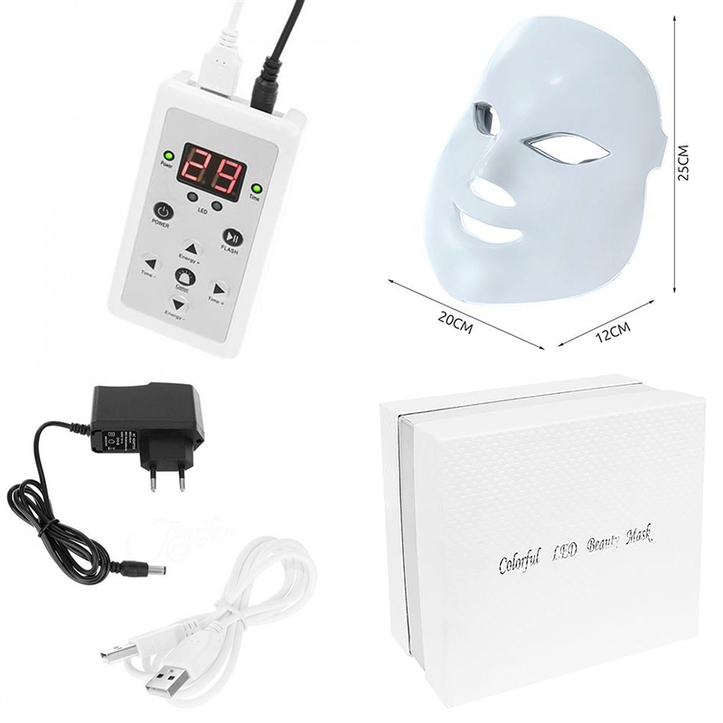 Maska LED na fotónovú terapiu