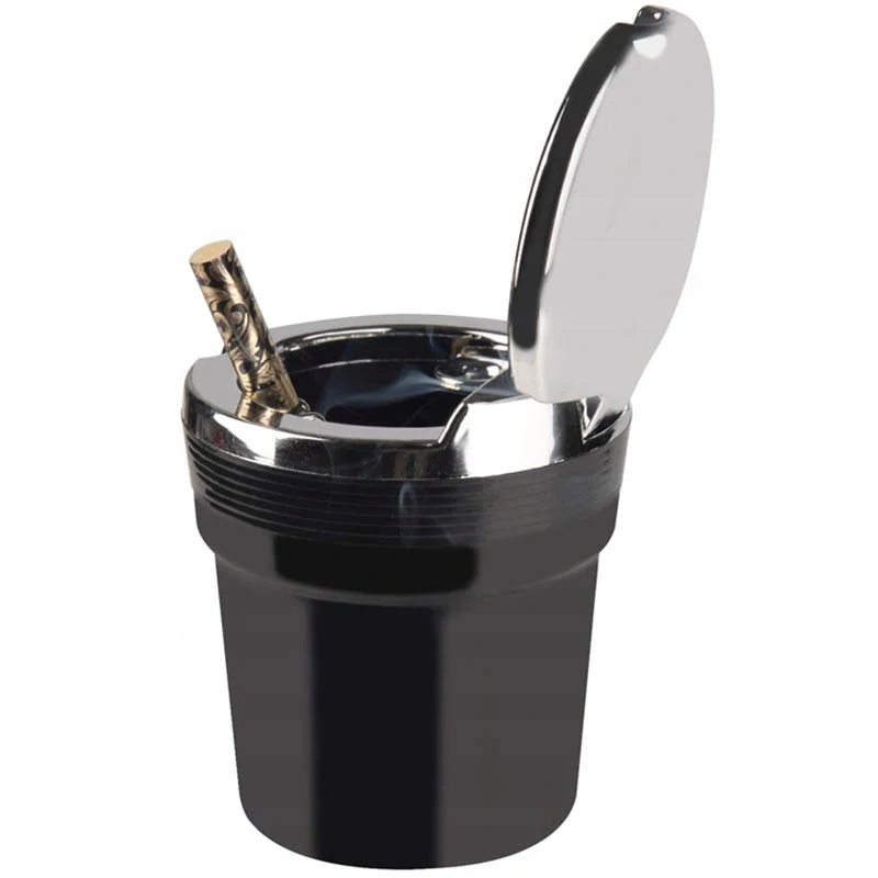 Popolník do auta s LED diódou