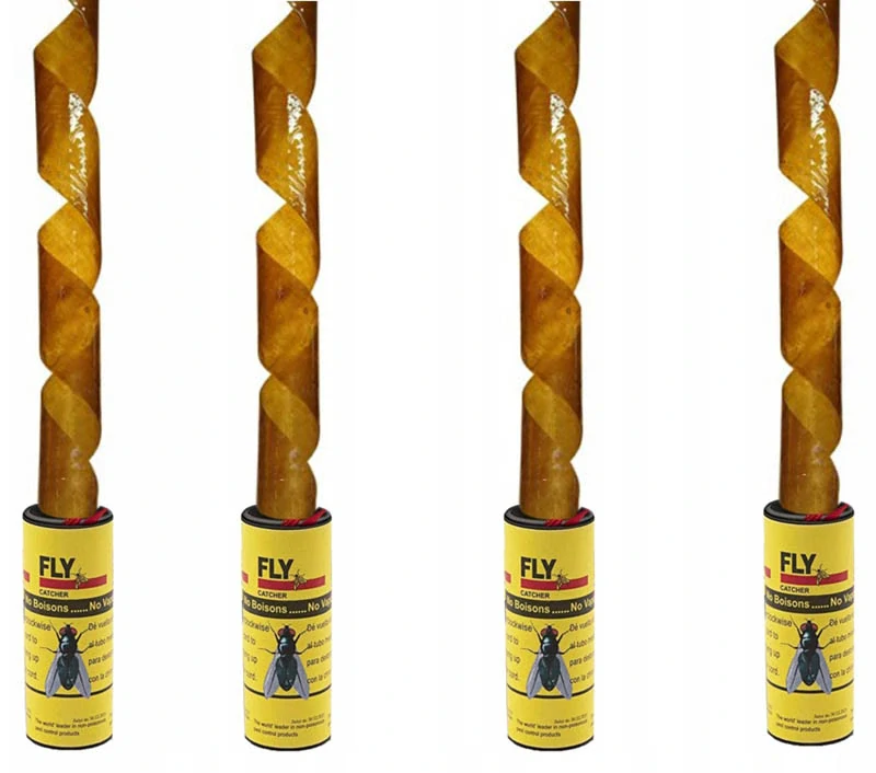 Lepová páska na muchy – 4 ks