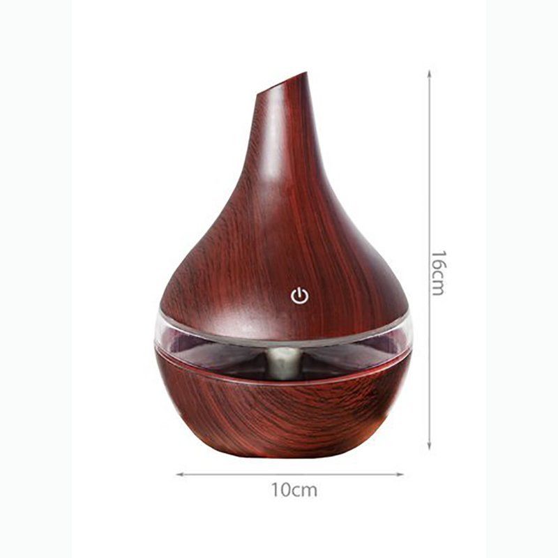 Ionizátor a zvlhčovač vonný 300ml USB tmavohnedý