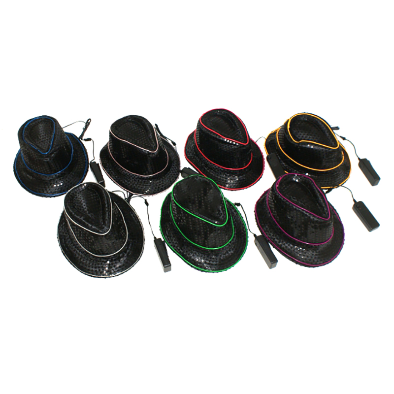 Klobúk svietiaci LED