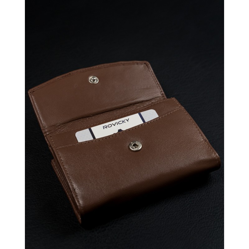 Peňaženka dámska kožená CAVALDI DB-10-GCL-5913 dark tan