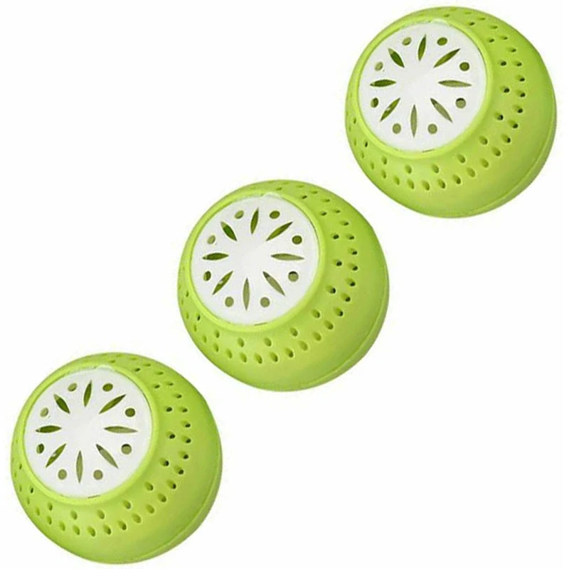 Pohlcovač pachov do chladničky – žlté guľky, 3 ks