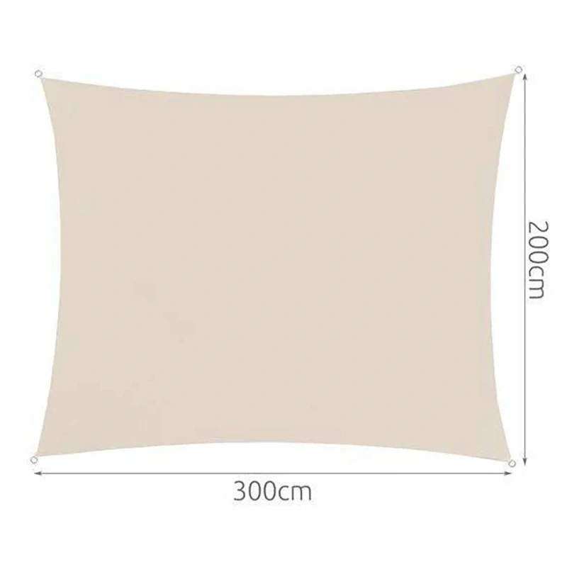 Tieniaca plachta 3 × 2 m béžová