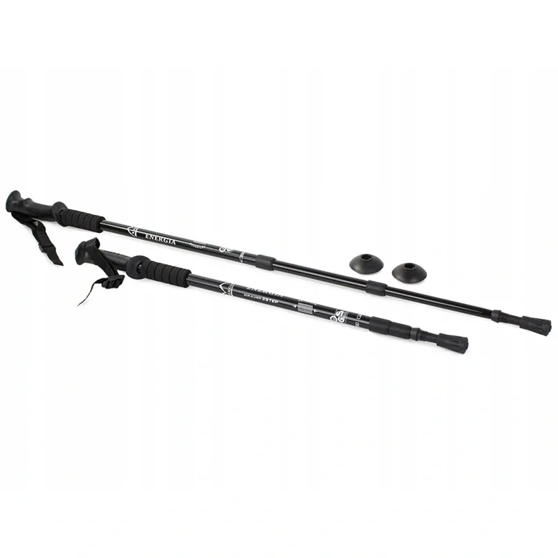 Teleskopická turistická palica Nordic čierna