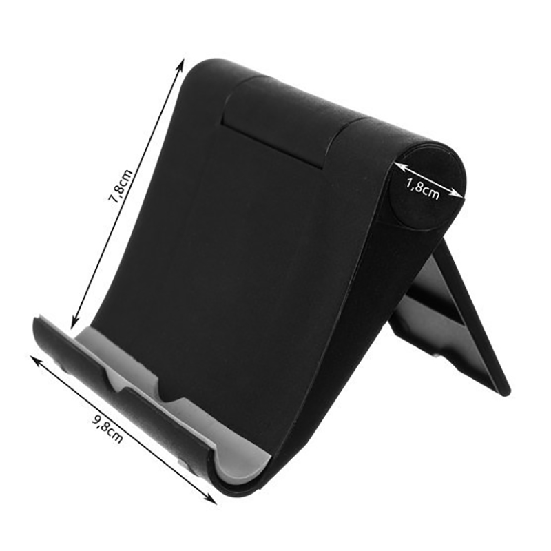 Stojan na telefón a tablet čierny