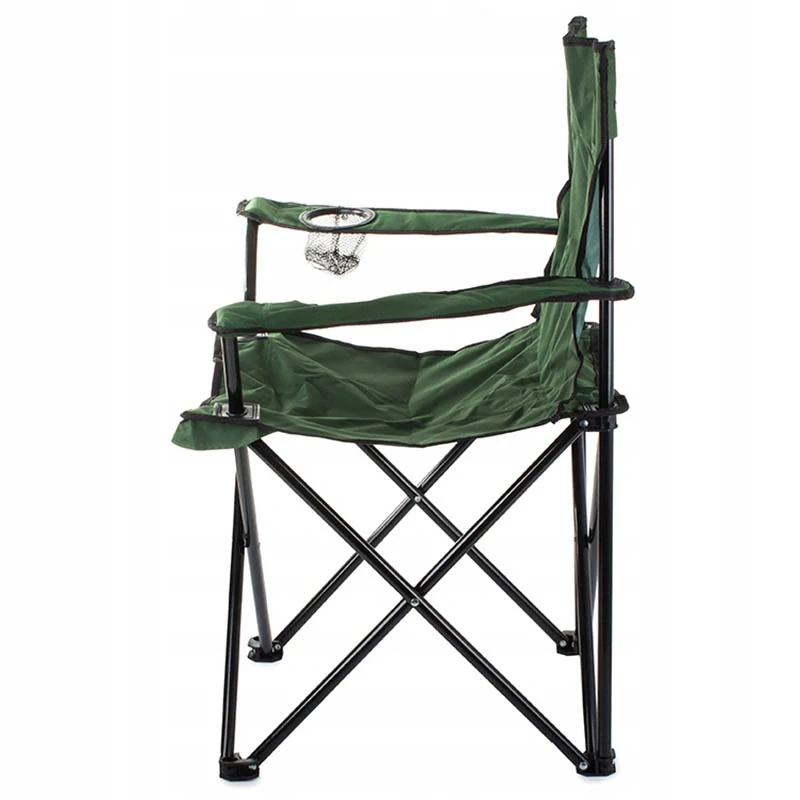 Turisticke skladacie kreslo veľké  s otvorom na nápoje