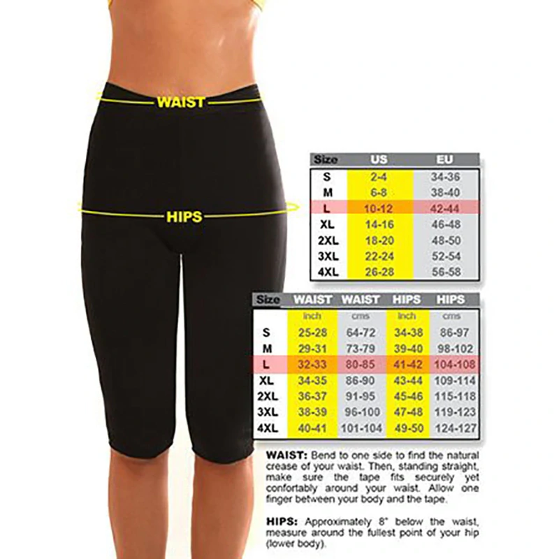 HOT FITNESS - Neoprénové zoštíhľujúce nohavice XL