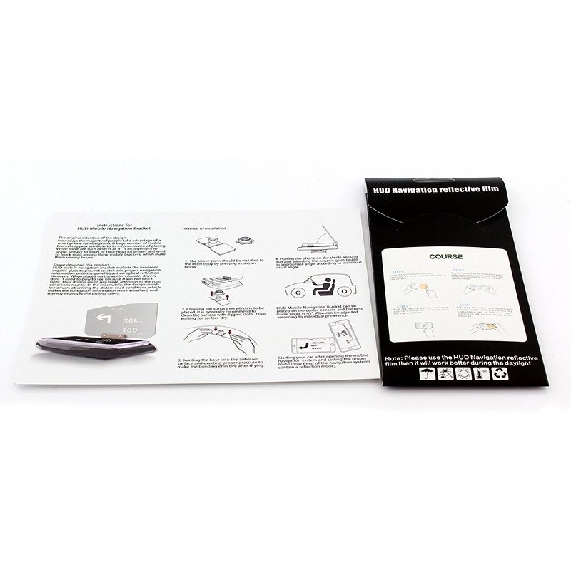 Head-up displej na smartfón do auta