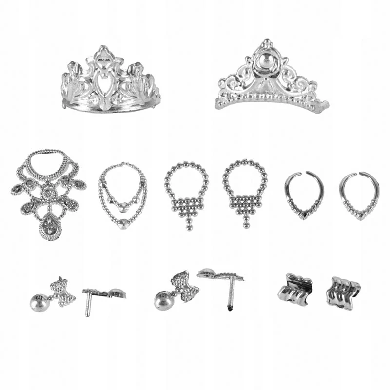 Farebné oblečenie a doplnky pre bábiky – 43 dielov