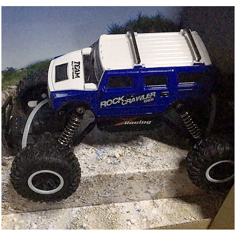 RC Auto Rock Crawler Hummer 1:20 modré DO- off road 
