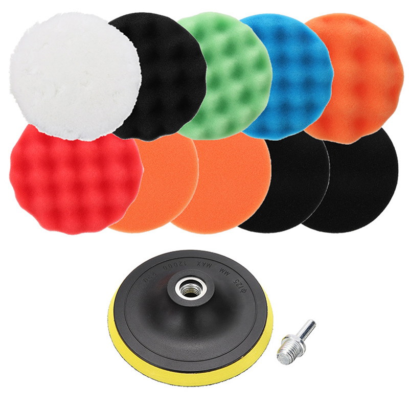 Sada leštiacich hubiek 80mm s adaptérom