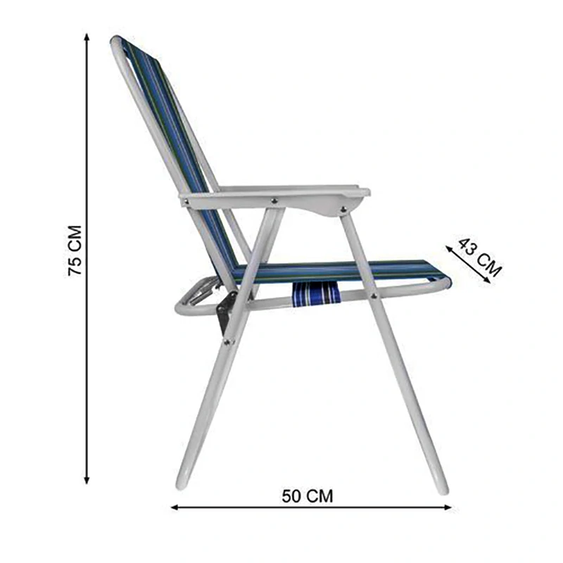 Skladacia turistická stolička Bergamo