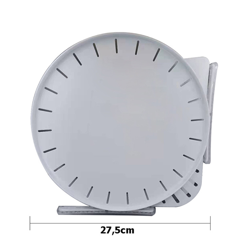 Otočná polica 360° biela