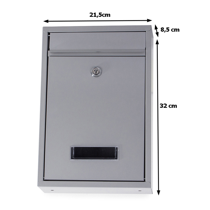 Poštová schránka Classic strieborná
