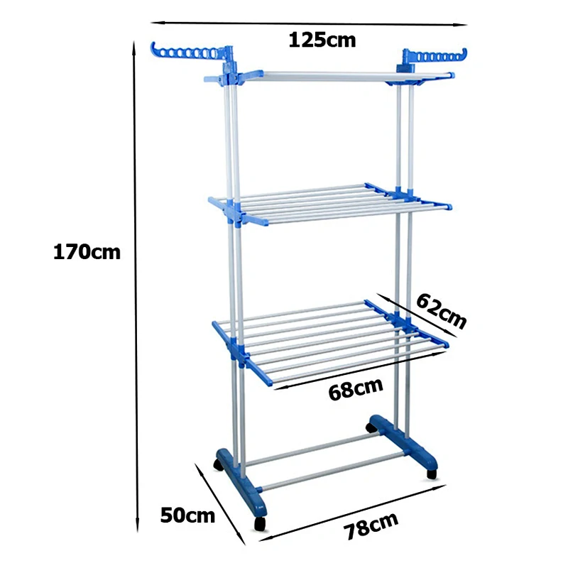 Sušiak na bielizeň vertikálny 3 poschodia