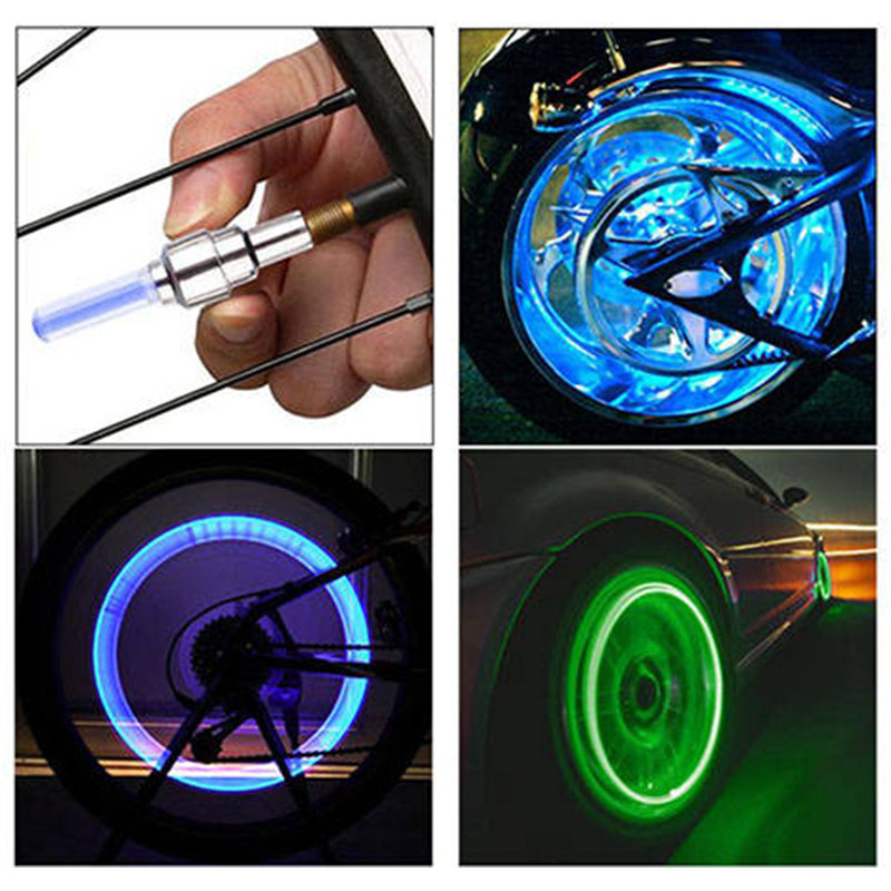 Ventily svietiace modré 2ks