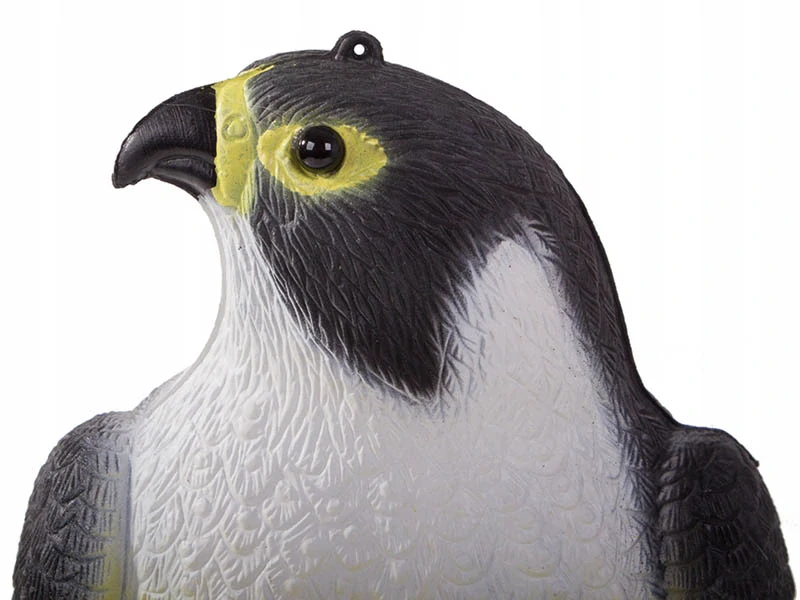 Maketa sokola na plašenie vtákov