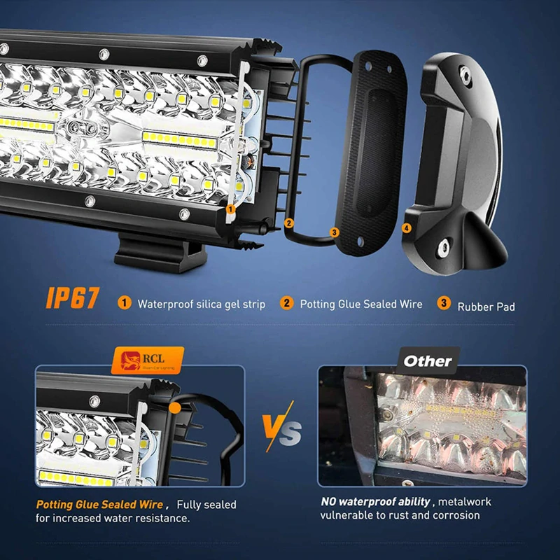 Halogénová pracovná lampa LED 420W