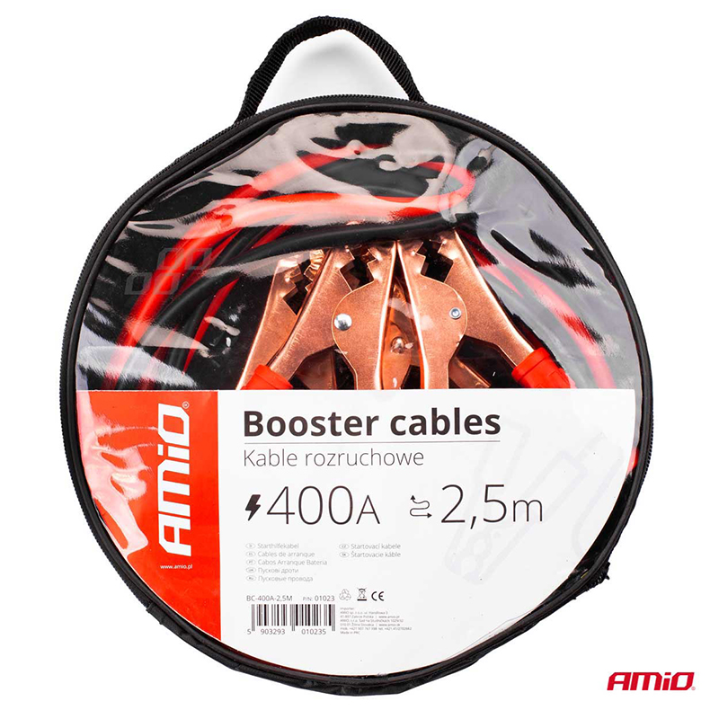 Štartovacie káble 500A - 2,5 metre