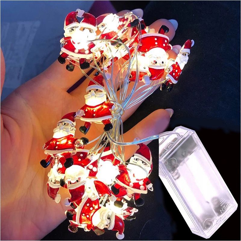 Santa Claus - LED Vianočná reťaz 20 LED 2 metre