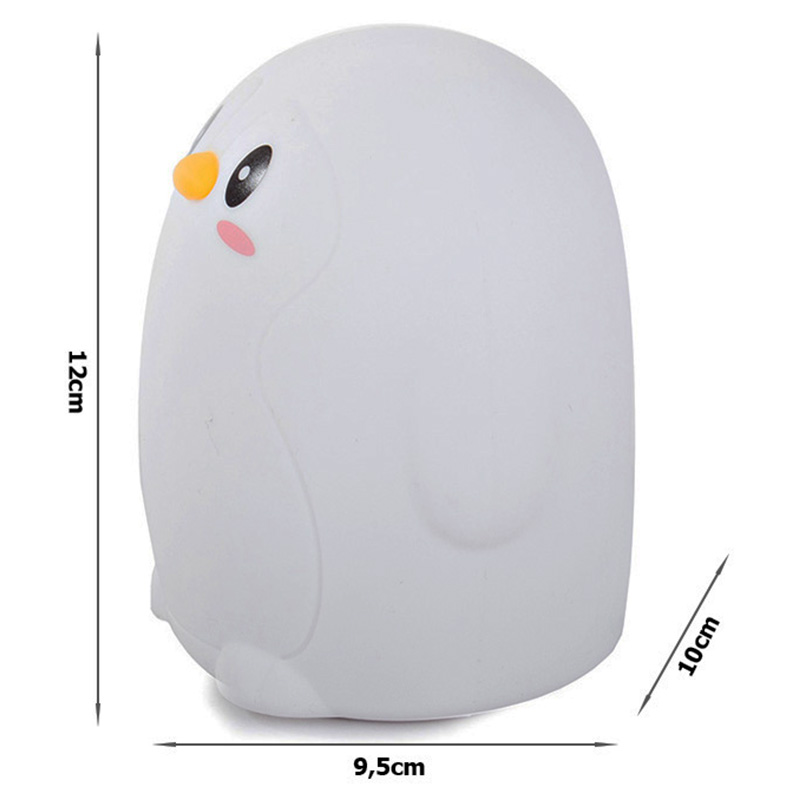 Detská dotyková LED lampa Tučniak