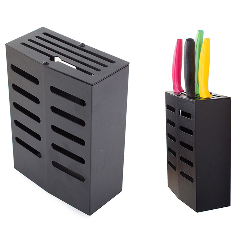 Stojan na nože odkvapkávač kovový