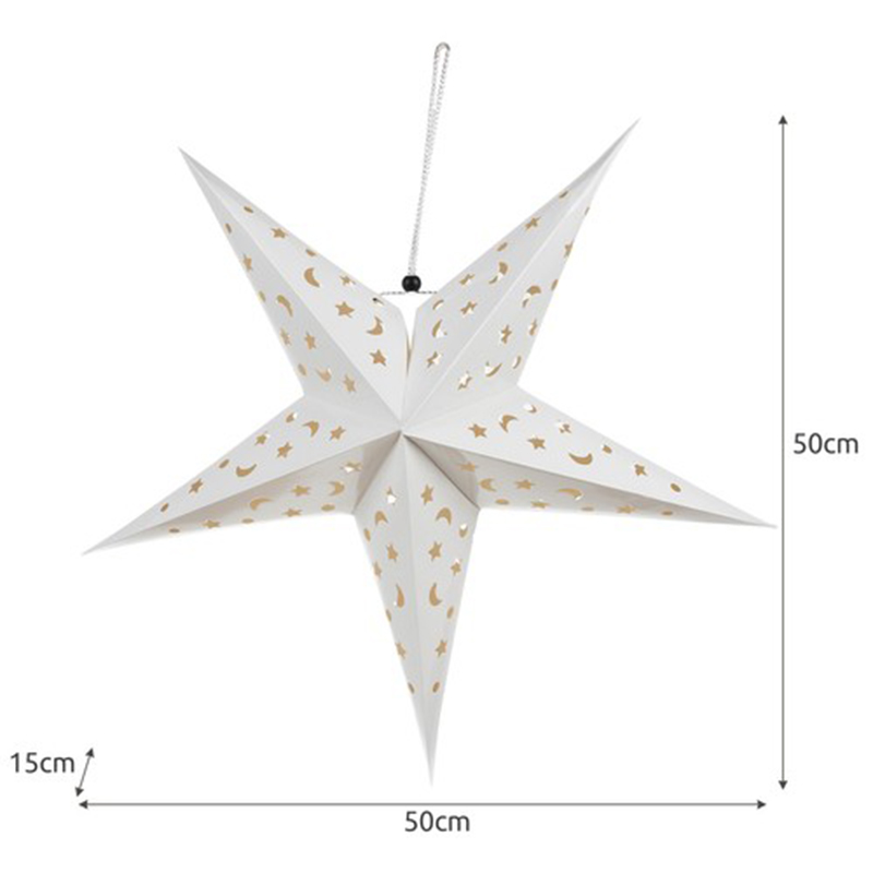 Ruhhy LED hviezda 3D 50cm