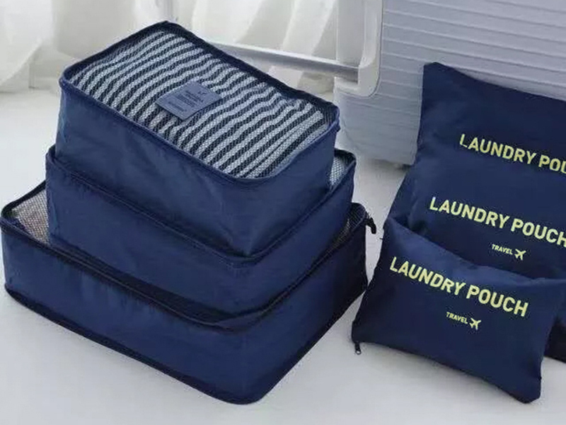 Cestovný organizér 6 dielny tmavomodrý