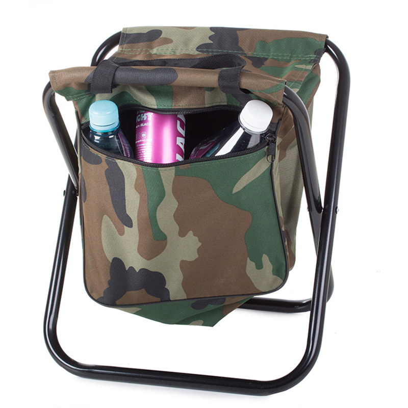 Turistická skladacia stolička s taškou Army