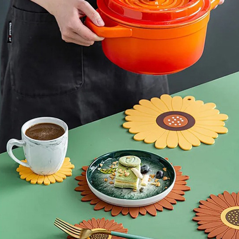 Silikónová kuchynská podložka Slnečnica 5cm