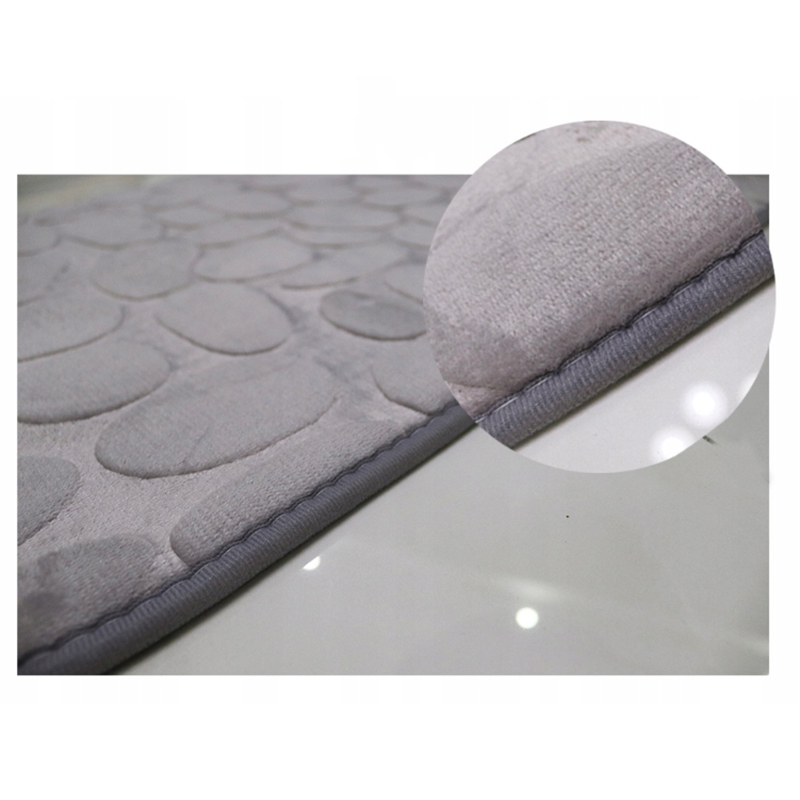 Sada koberčekov do kúpelne 3D sivé 3ks