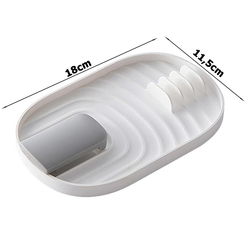 Odkvapkávacia podložka na lyžice a pokrievku biela