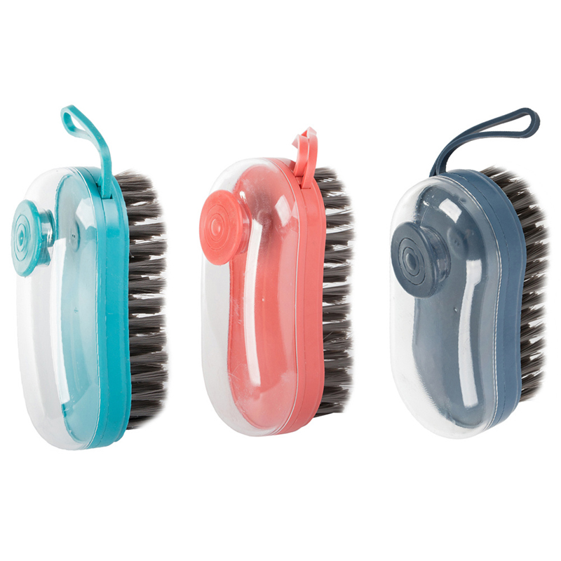 Kefa s dávkovačom saponátu na riad, čalúnenie a topánky 3v1