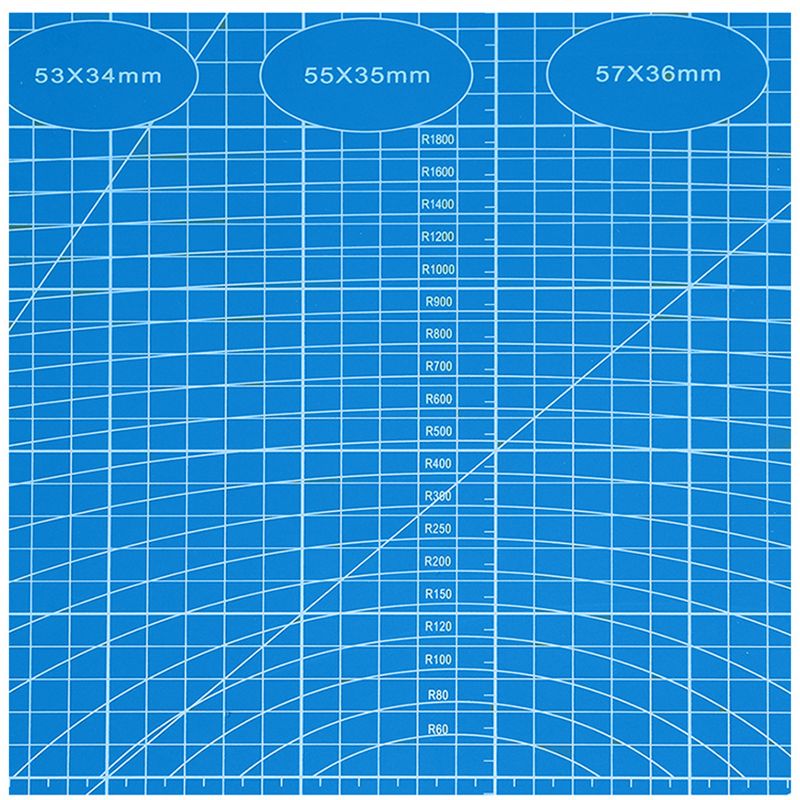Modelárska podložka na rezanie A1 obojstranná modrá
